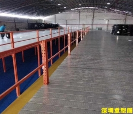 深圳貨架廠家都想知道哪個行業的倉庫重型閣樓平臺比較多